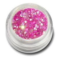 Glitter Flakies Rosa