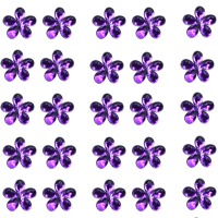 Brillantini fiori viola