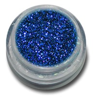 Polvere Glitter blu scuro
