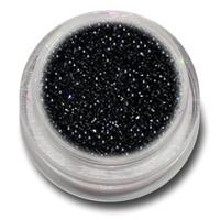 Polvere Glitter nero