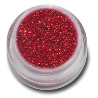 Polvere Glitter rosso