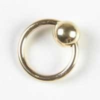 Piercing pallina gold