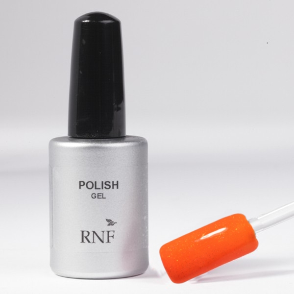 137 Polish Gel Fluo Glitter Tangerine 15 ml.