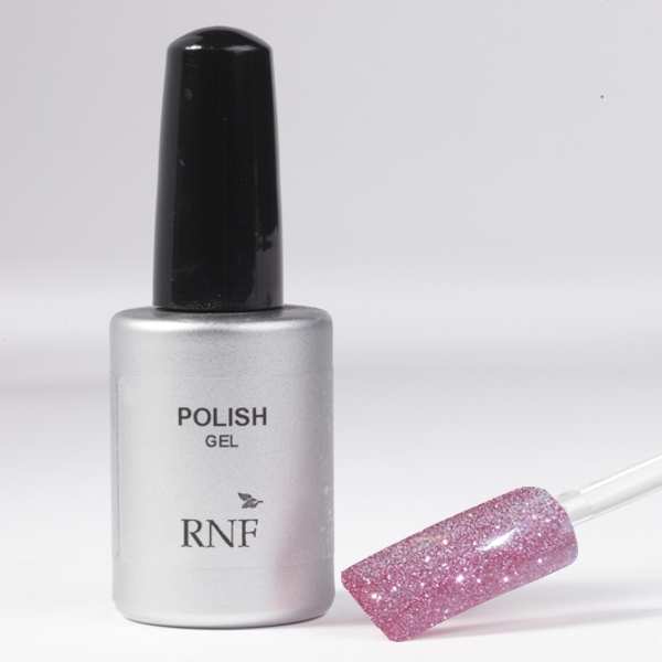 77 Polish Gel Glitter Rose Copper 15 ml.