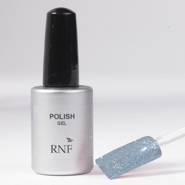 76 Polish Gel Glitter Silver 15 ml.